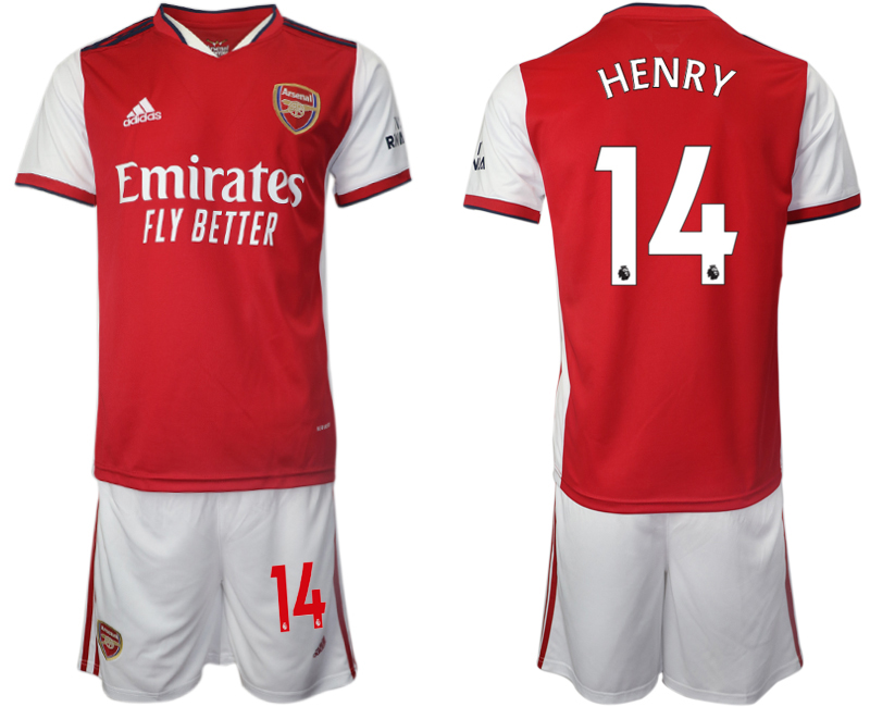 Men 2021-2022 Club Arsenal home red #14 Soccer Jerseys->arsenal jersey->Soccer Club Jersey